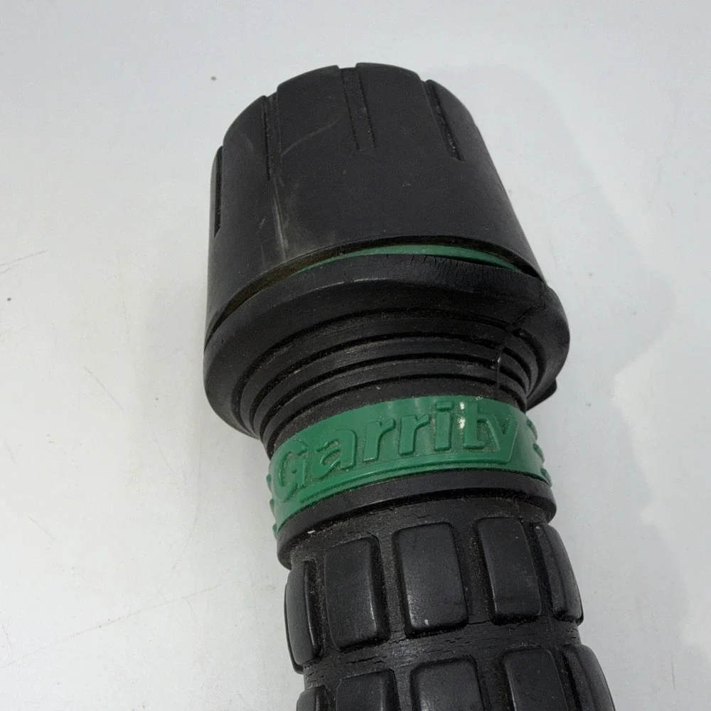 Vtg Garrity Flashlight Rubber Impact Resistant Rugged Outdoors Light Waterproof